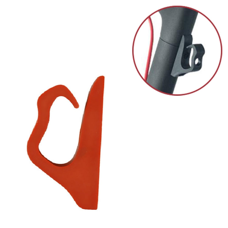 Red front hawk hook holder for electric scooter, U-shaped accessory