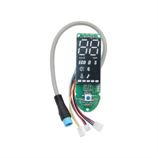 Electric scooter instrument circuit board with digital display and multi-color wire harness