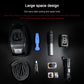Bike handlebar pouch set with two carbon-texture bags and small included accessories