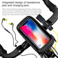 WILD MAN E1 bike phone bag with headphone and charging cable pass-through ports