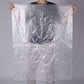Clear PE plastic packaging bag, large square opening, 60cm x 80cm