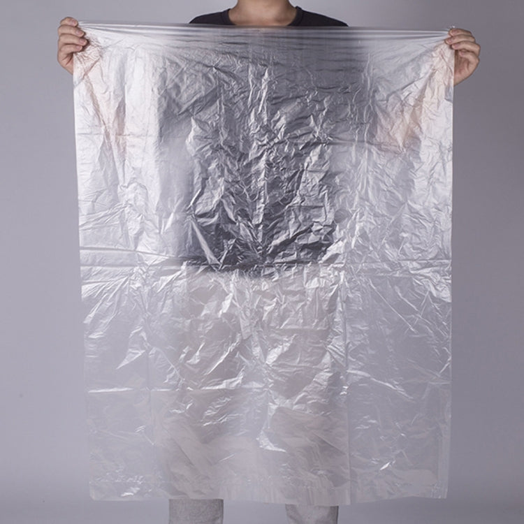 Large clear plastic PE bag held open, dust-proof moisture-proof packaging