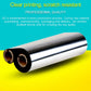 Thermal transfer ribbon rolls with silver top coating and black outer layer