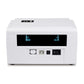 Thermal ticket printer rear panel with power and USB ports