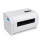 White portable USB thermal ticket printer with front paper output window