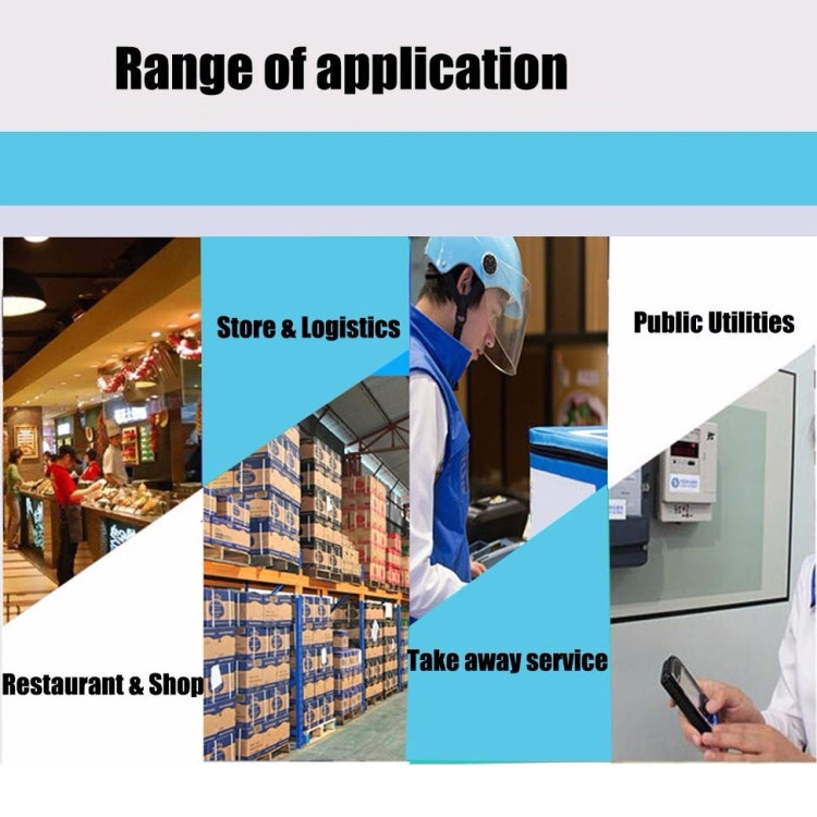 Bluetooth receipt thermal printer with paper output slot, desktop POS device