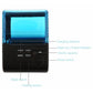 Bluetooth receipt thermal printer close-up of front indicators, mode and feed buttons