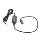 Car single USB DC 12V to 5V power adapter with inline converter module and leads.