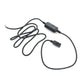 Car USB power adapter cable set with DC/DC converter and attached connector.