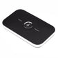 Black Bluetooth receiver/transmitter adapter with indicator button on top