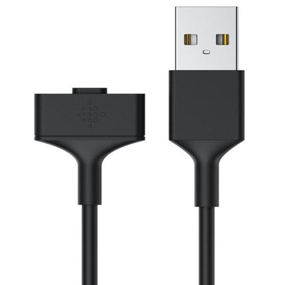 Black USB-A to watch charging cable with compact connector