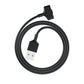 Black USB-A to watch charging cable with gold contact pins