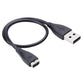 27cm USB charging cable with dark cord and 3-pin device connector