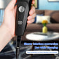 Black handheld DC adapter with power button, charging indicator, and connected cable