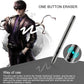 Smart touch graphic tablet with stylus pen and one-button eraser tip