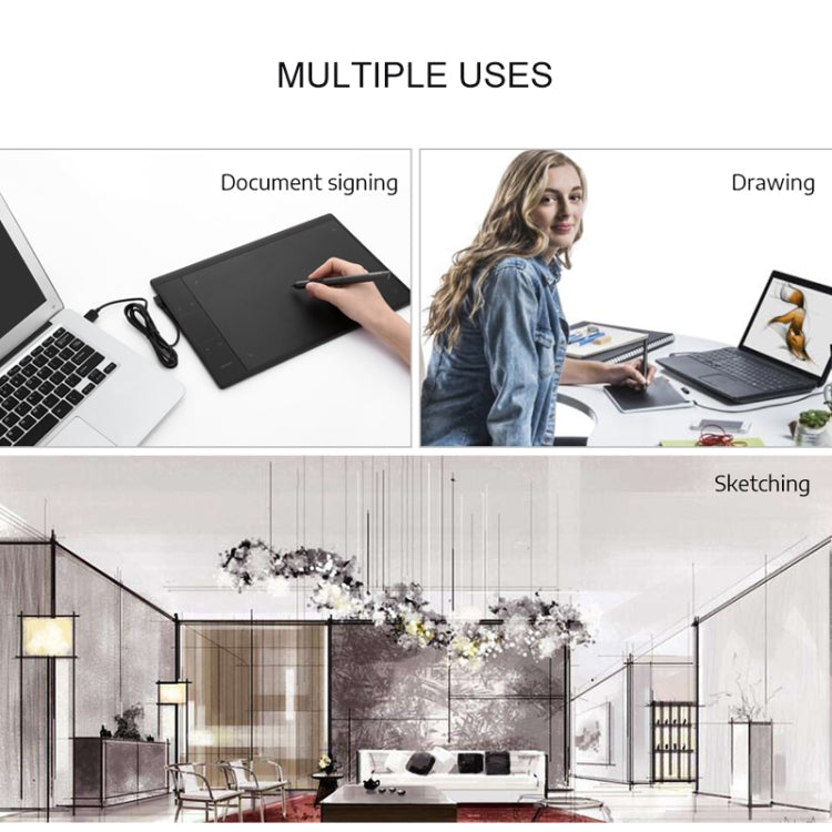 Electronic graphic tablet for document signing, drawing, and sketching with stylus