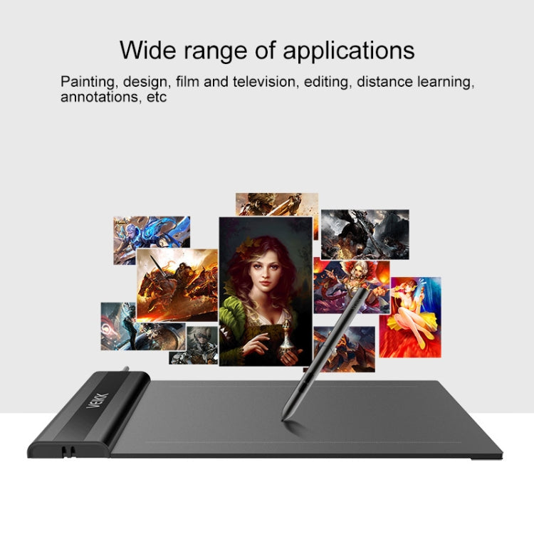 Electronic drawing tablet with stylus on matte surface