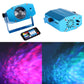 Blue mini LED water ripple projector with remote control and side controls