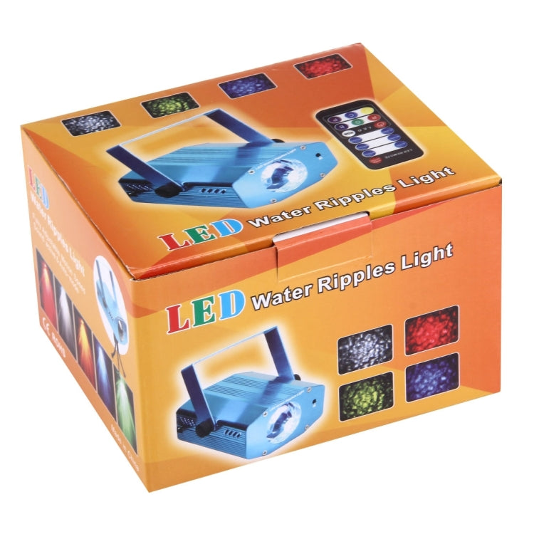 LED water ripples light projector retail box with remote and features