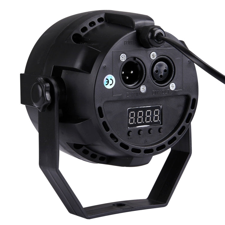 Black mini LED par light with control panel and digital display