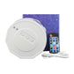 White starry sky projector night light with remote control and power cable