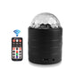 Black Bluetooth crystal magic ball stage light with remote control