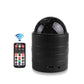 Black star projector light with dome lens and remote control, projecting starlit effect