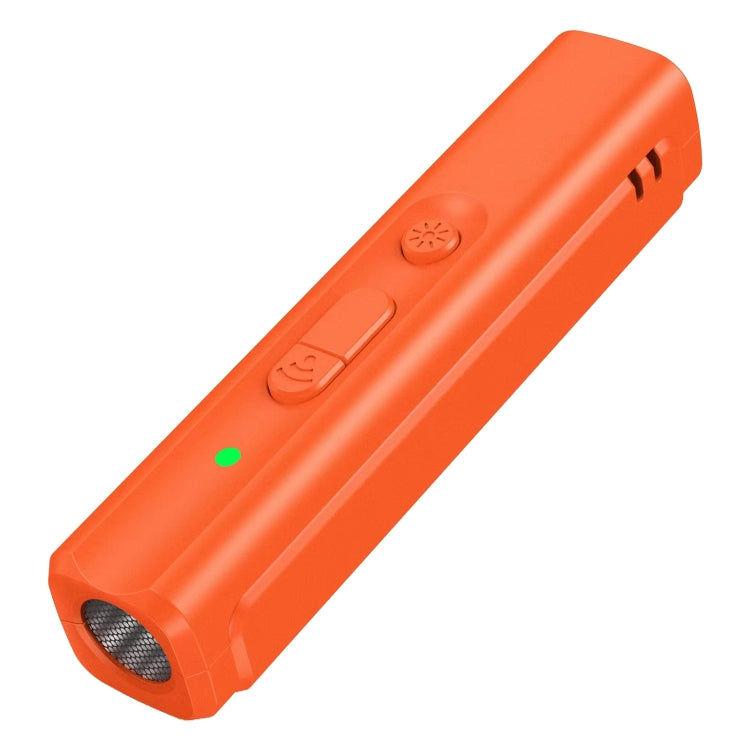 N11 ultrasonic dog repeller device, orange body with speaker grille and indicator light