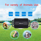 Black waterproof GPS pet tracker locator unit with rugged casing and carry handle