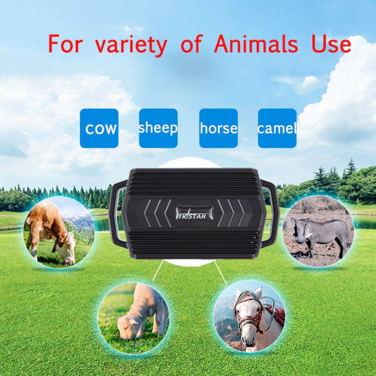 Black waterproof GPS pet tracker locator unit with rugged casing and carry handle