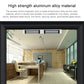 Double door magnetic lock mounted across a door frame