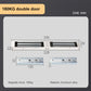 180kg double door magnetic lock dimension diagram with aluminum alloy info