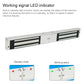 Magnetic lock with LED signal indicator and control panel on the housing