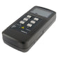 Black digital thermometer, angled front with LCD, keypad, and Type K connection