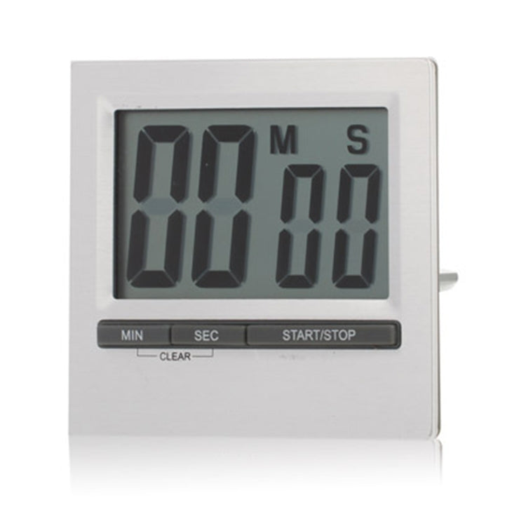 Wall-style digital countdown timer with stand, displaying 00:00 with M and S labels