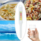 Portable salinity analyzer meter with color scale for checking water and food samples