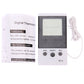 Digital thermometer DT-4 with blank LCD screen and MAX/RESET/MIN controls, white body