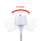 Digital thermometer with rotating head and long metal probe