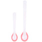 Two temperature sensor spoons with vertical pink oval sensor tips