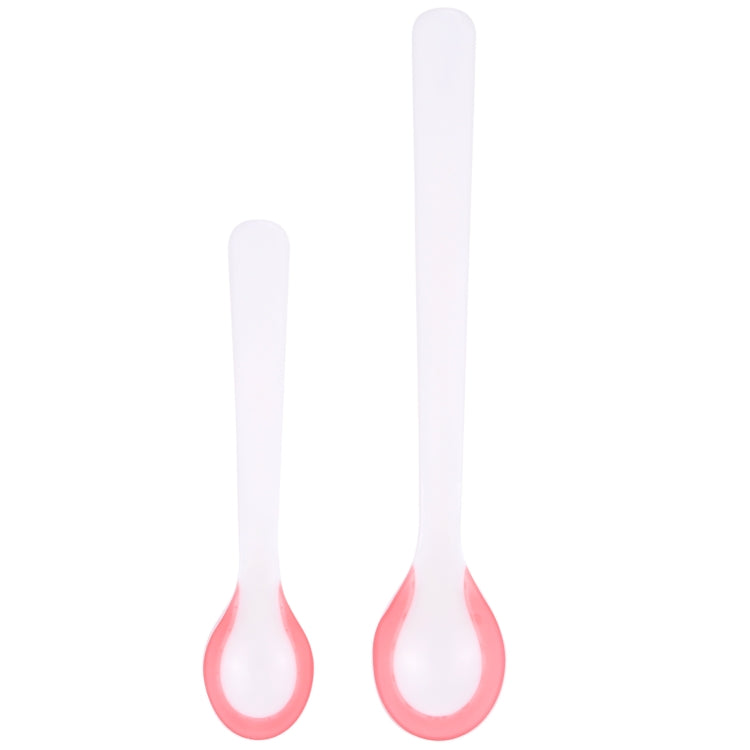 Two temperature sensor spoons with vertical pink oval sensor tips