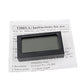 Mini digital thermometer humidity monitor instructions sheet with measurement specifications
