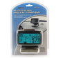 3.5-inch LCD digital car compass rear controls close-up with calibration button