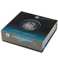 Stopwatch retail box with printed action image and blue accents