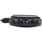 Black stopwatch bottom housing with lanyard cord and side button detail