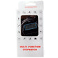 Multi-function digital stopwatch retail package with blister window and blue LCD