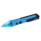 Blue non-contact AC voltage detector pen with indicator window and black controls