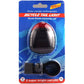 Solar bicycle tail light blister pack with red LED tail light