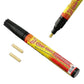 Clear coat scratch repair pen with two cream filler sticks
