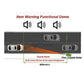 Functional demo graphic showing radar detector sound alarm and vehicle tracking