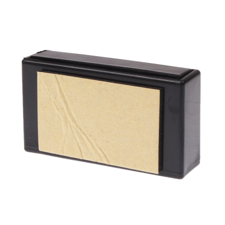 Car clock display housing with empty screen window and black outer frame